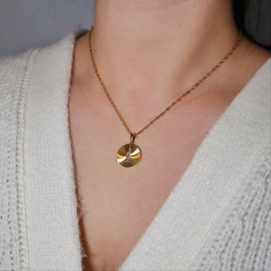 Jessa Celestina Necklace - Gold