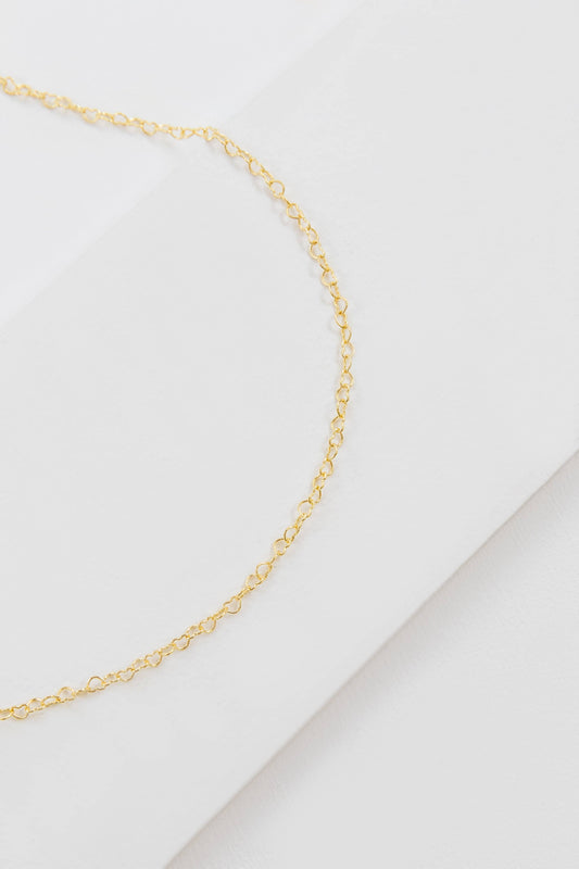 Lovoda Chain of Hearts Necklace - 18K Gold Plated