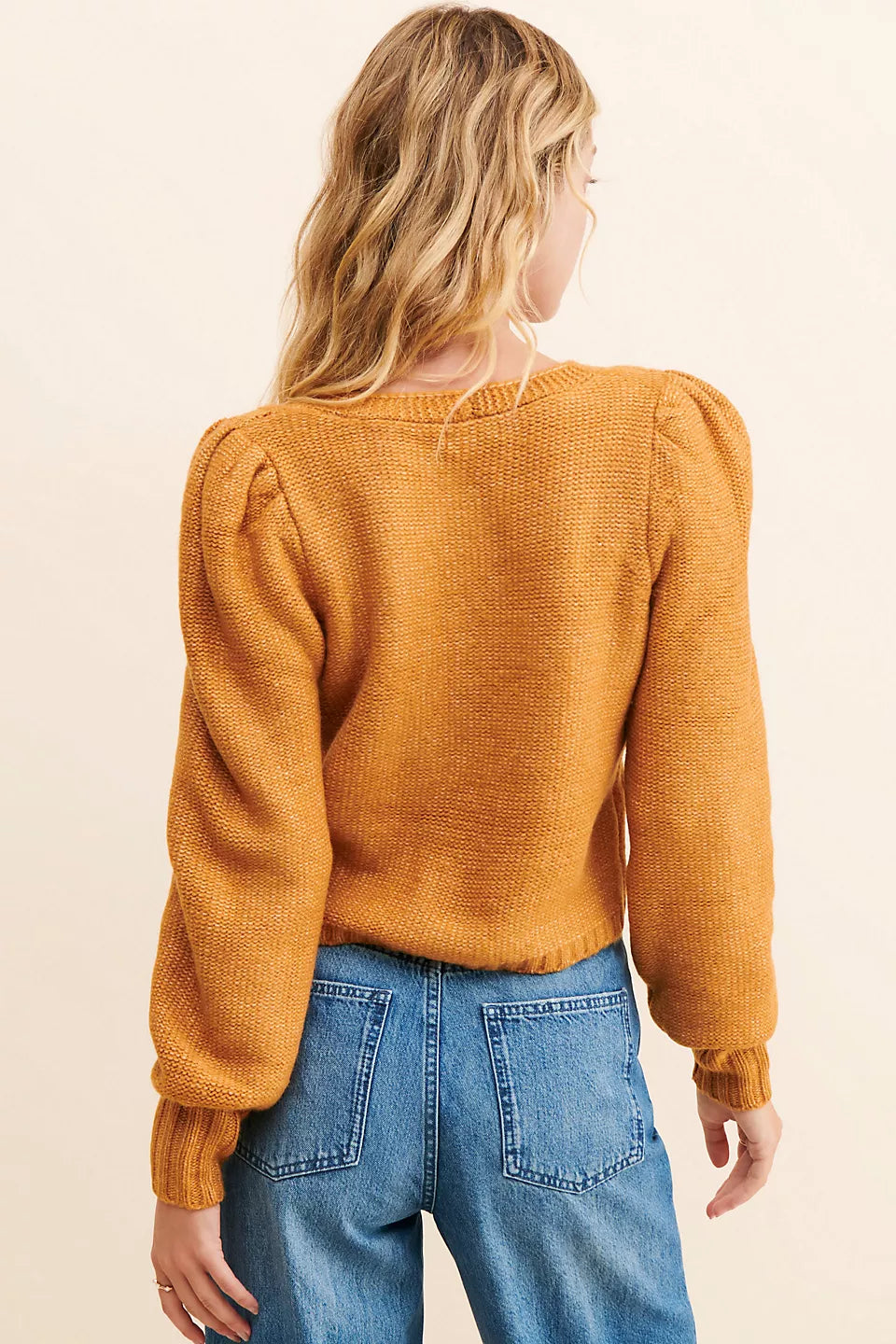 525 America Cableknit Cardigan - Caramel