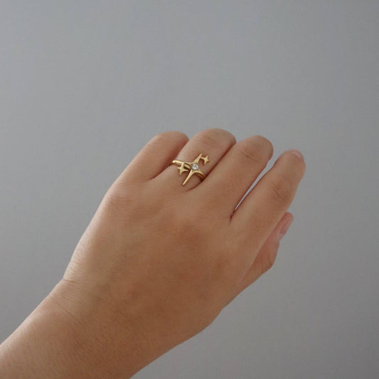 Jessa Starla Ring - Gold Size 7