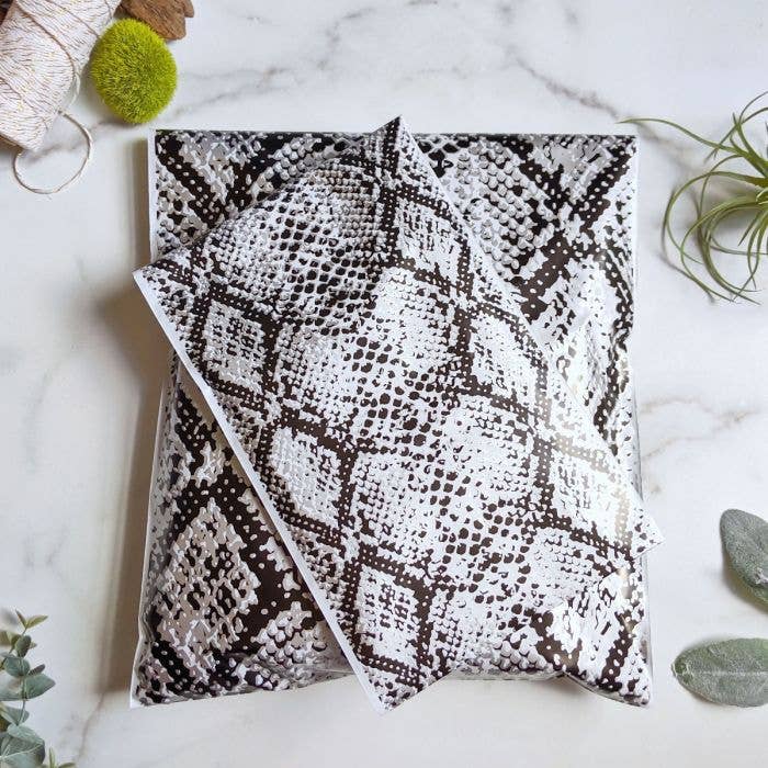 SnakeSkin Designer Poly Mailers 10x13