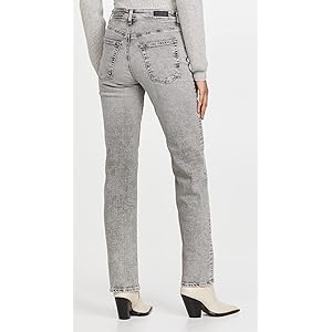 AG Alexxis High Rise Straight Leg Jeans - 25 Years Blackthorne 26