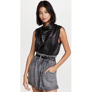 Amanda Uprichard Fabienne Top - Black