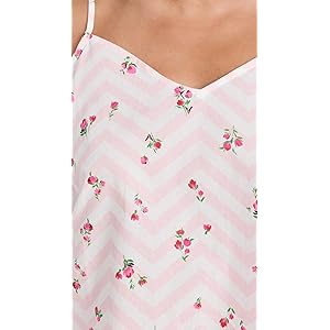 Bedhead Josephine Woven Cotton PJ Set - Pink Floral/Zigzag