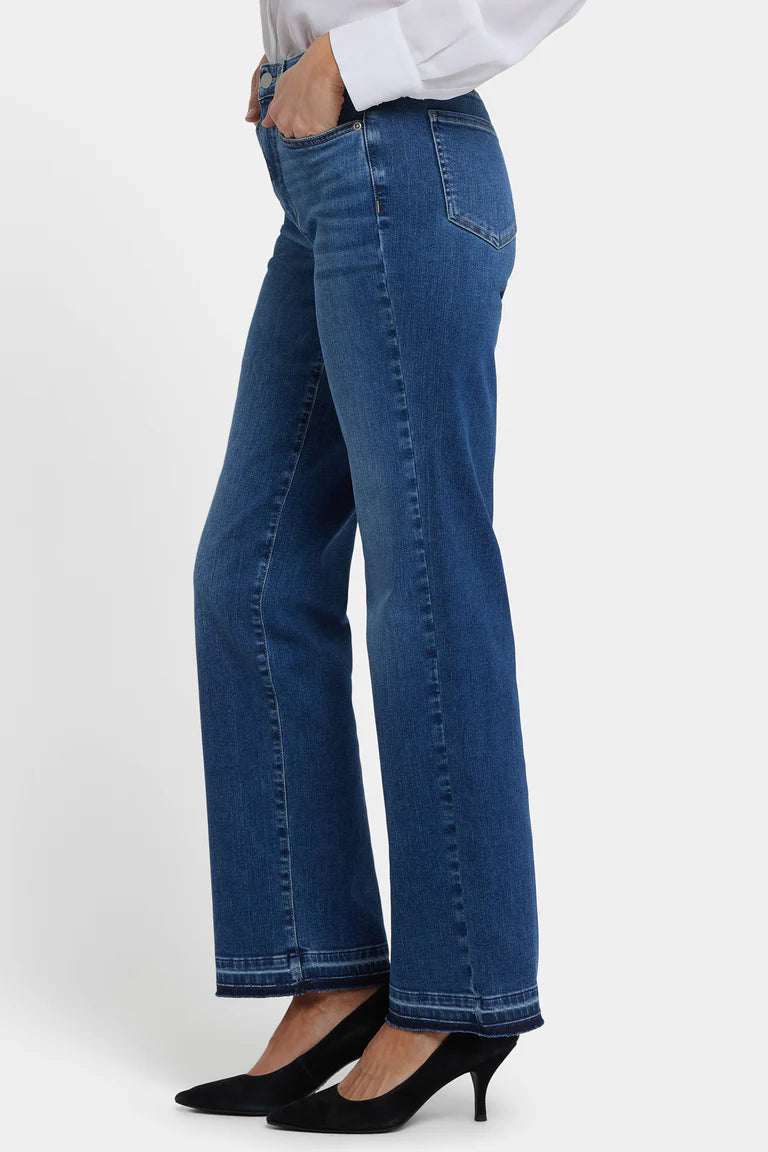 NYDJ Bailey Relaxed Denim Straight Leg Jean - Blue 10
