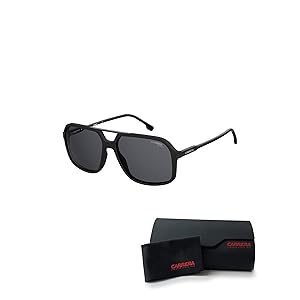 Carrera Rectangular Sunglasses CA229/S 0807/IR - Black/Grey