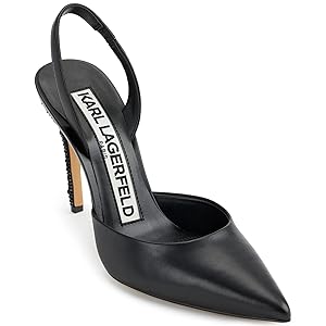 Karl Lagerfeld Caslynn Slingback Pump - Black 9