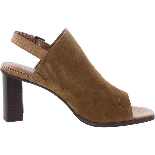 Donald Pliner Iliana 02 Suede Slingback Sandals - Saddle 9.5