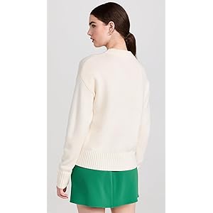 Varley Edie Namesake Knit Graphic Sweater - Egret/Off White