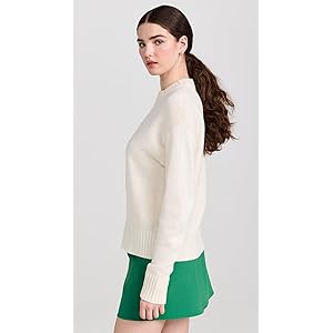 Varley Edie Namesake Knit Graphic Sweater - Egret/Off White