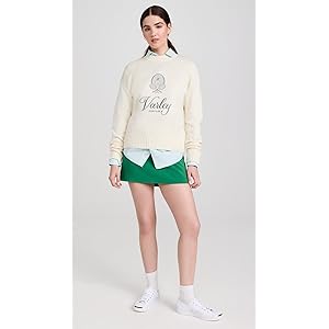 Varley Edie Namesake Knit Graphic Sweater - Egret/Off White