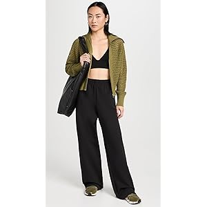 Varley Eloise Full Zip Knit Sweater - Fresh Fern Green