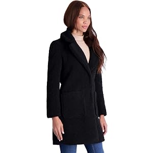 French Connection Shearling Faux Fur Coat