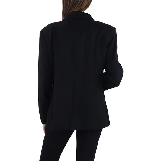 Gracia Suit Separate Office One-Button Blazer - Black