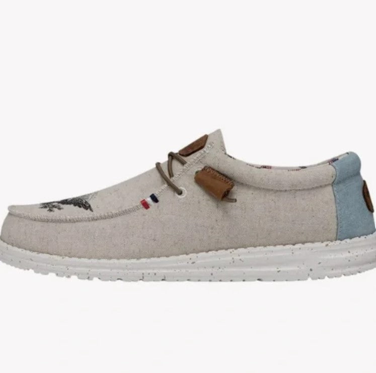Hey Dude Wally Lace Up Loafer - Americana Eagle