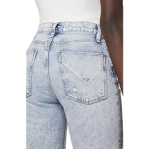 Hudson Jeans Remi High Rise Straight Leg Cropped Jean - Two Hearts