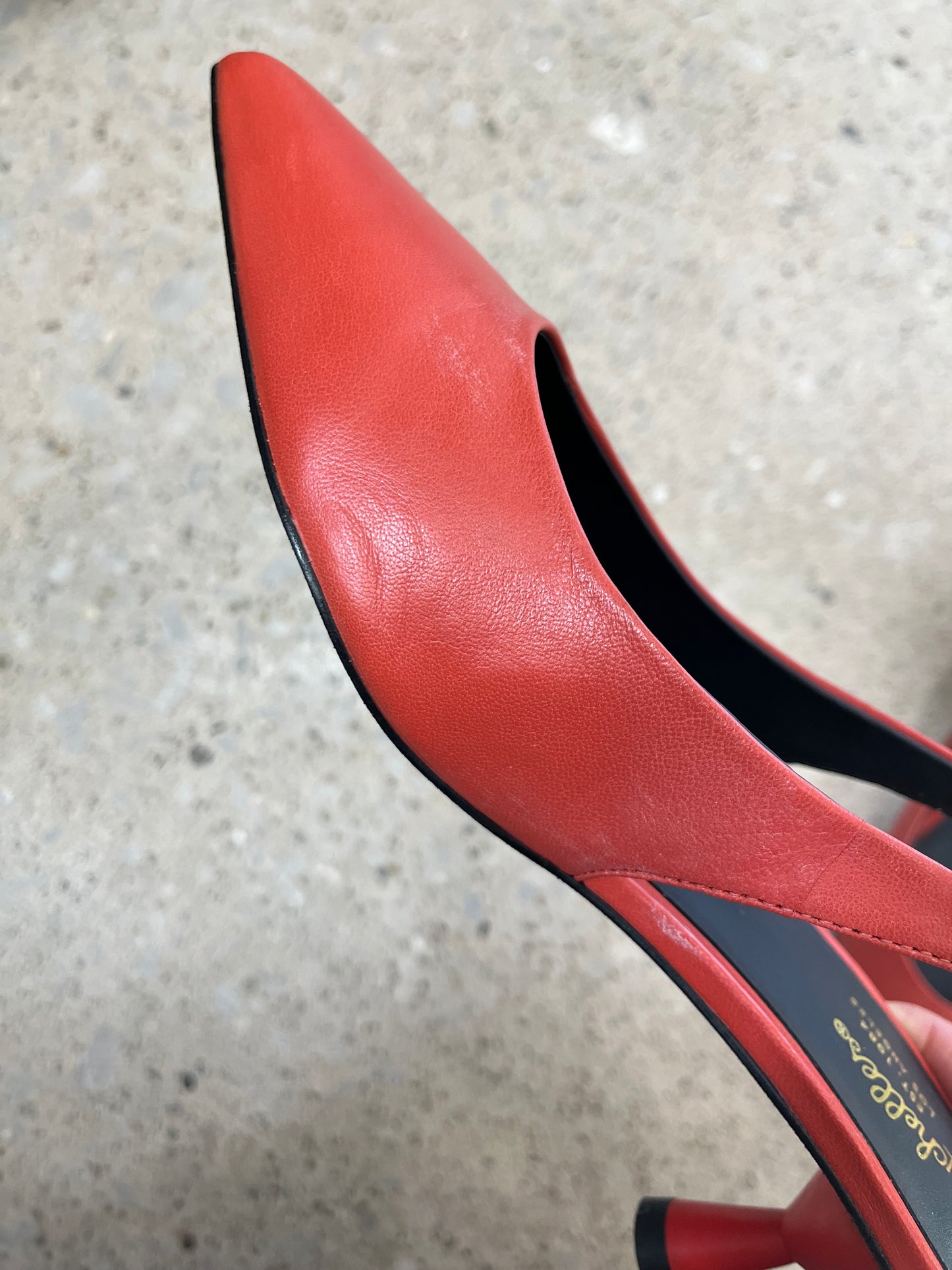 Seychelles Brooklyn Leather Kitten Heels - Tomato 8