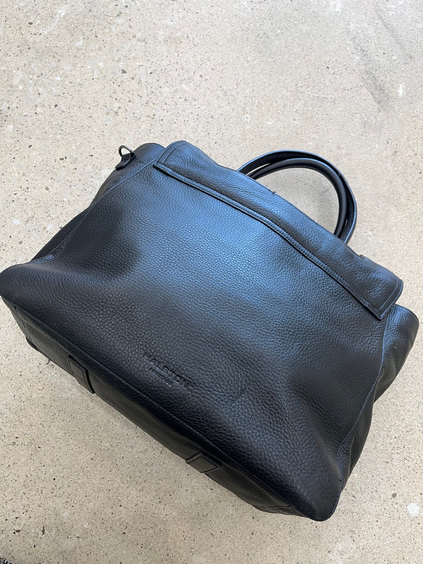 Halston Leather Shoulder Bag