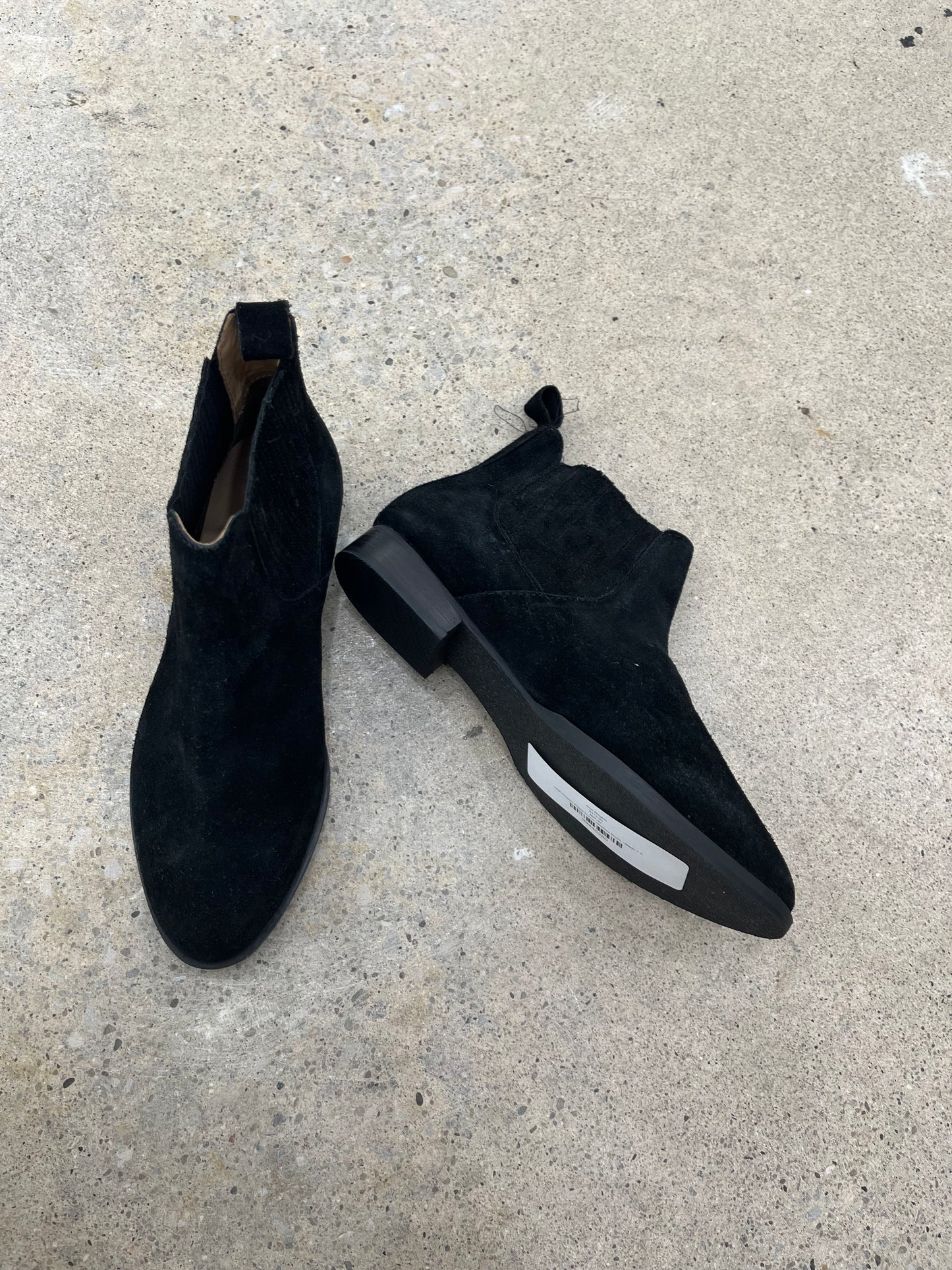Jack Rogers Pippa Suede Chelsea Boots - Black 7.5
