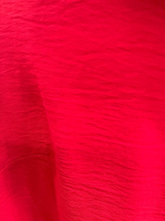 Tommy Hilfiger Button Front Blouse - Red