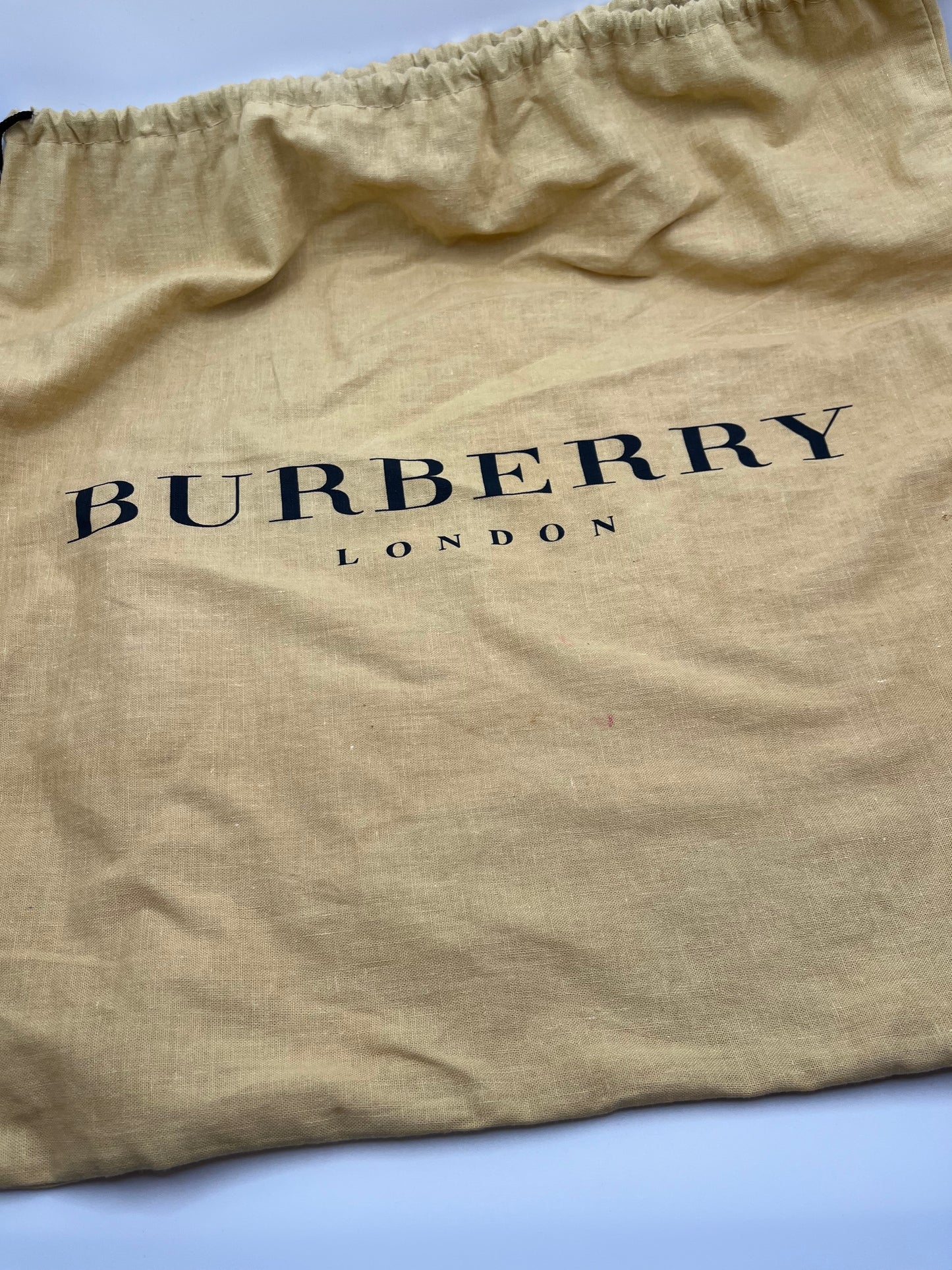 Pre-Loved Burberry Nova Check Canvas Tote - Beige/Red