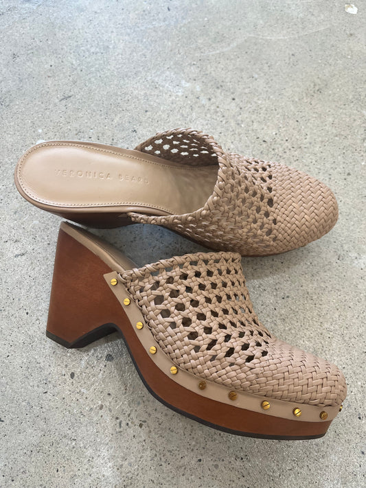 Veronica Beard Hardie Clog - Sand 9