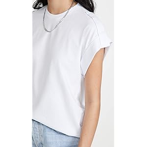 AG Adriano Goldschmied Khloe Tee Shirt - True White