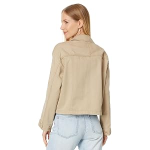 Madewell Cropped Cargo Jacket - Dark Oat