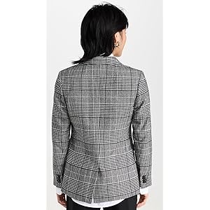 Madewell Violet Peak Lapel Blazer - Kelly Glen Plaid