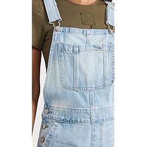 Pistola Beatrix Short Overalls - Surfrider Blue