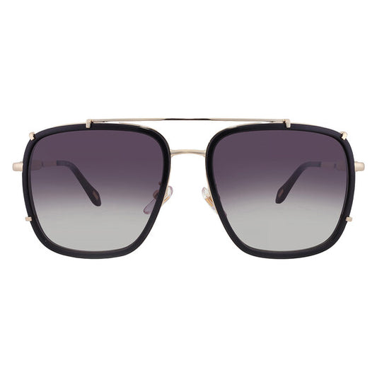 Just Cavalli Gradient Navigator Unisex Sunglasses - Blk/Gold