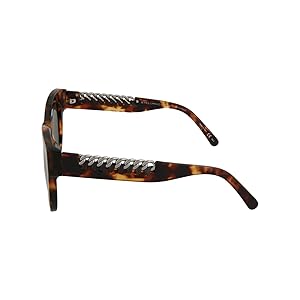 Stella McCartney SC0064S 003 Sunglasses - Havana Ruthenium/Green