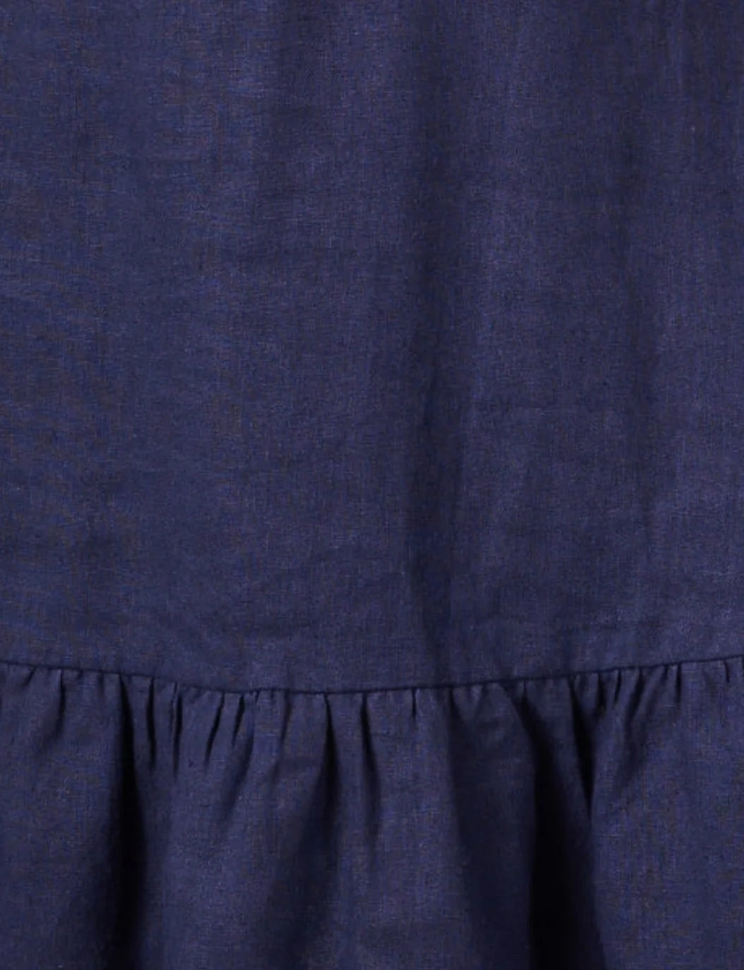 Sail To Sable Ruffle Hem Dress - Navy