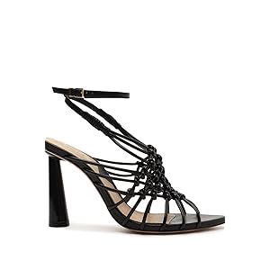 Schutz Tinah Strappy Heel - Black 9
