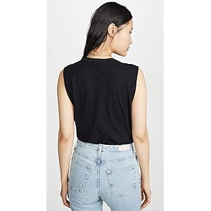 AG Adriano Goldschmied Zoey Tank - True Black