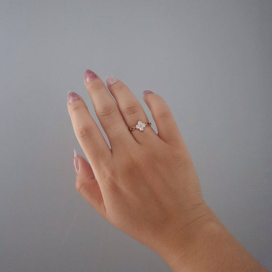 Jessa Clover Ring - Gold 7