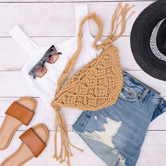 AC Macramé Sling Bag