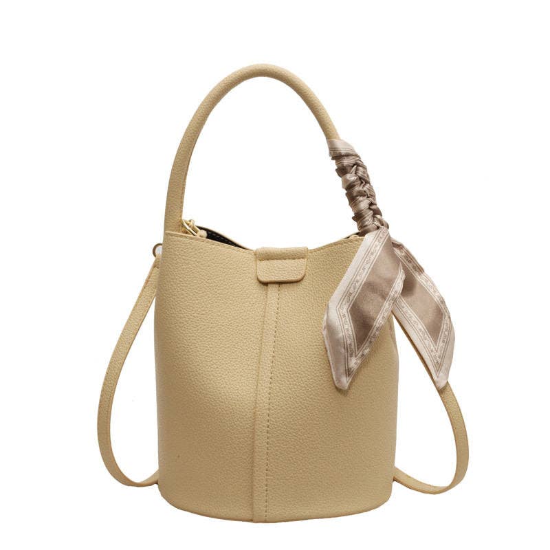 Soft Leather Bucket Bag Women's Shoulder Crossbody Tote