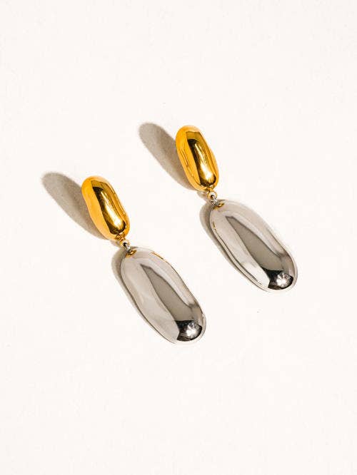 FM Gemali Classic Drop Earring - 18K Gold Plated