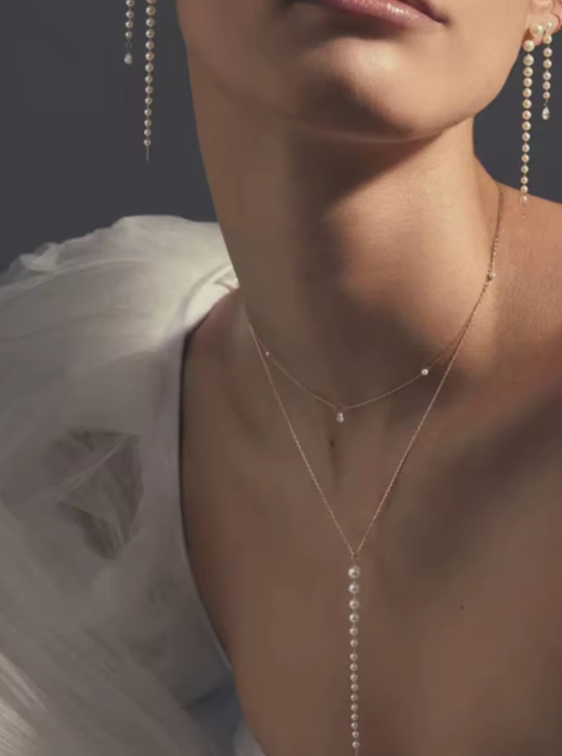 Penelope Pearl Duster Earring