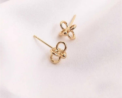 Bella Rey The Lainey Stud Earrings - 14K Gold Plated