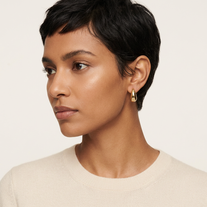 Forme Droplet Stud Earrings - 14K Gold Filled