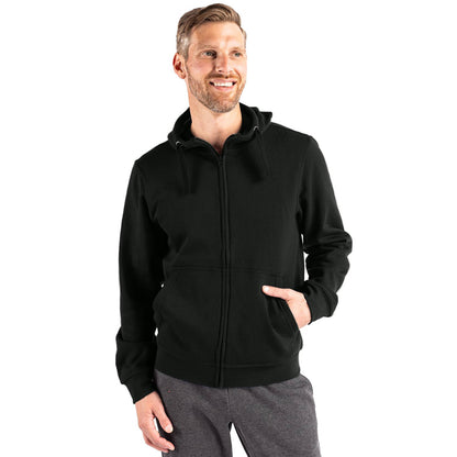 Clique Unisex Stockholm Full Zip Hoodie: Black / M