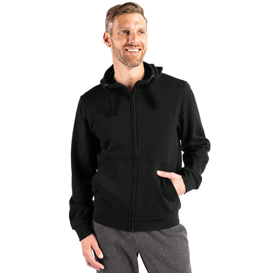 Clique Unisex Stockholm Full Zip Hoodie: Black / M