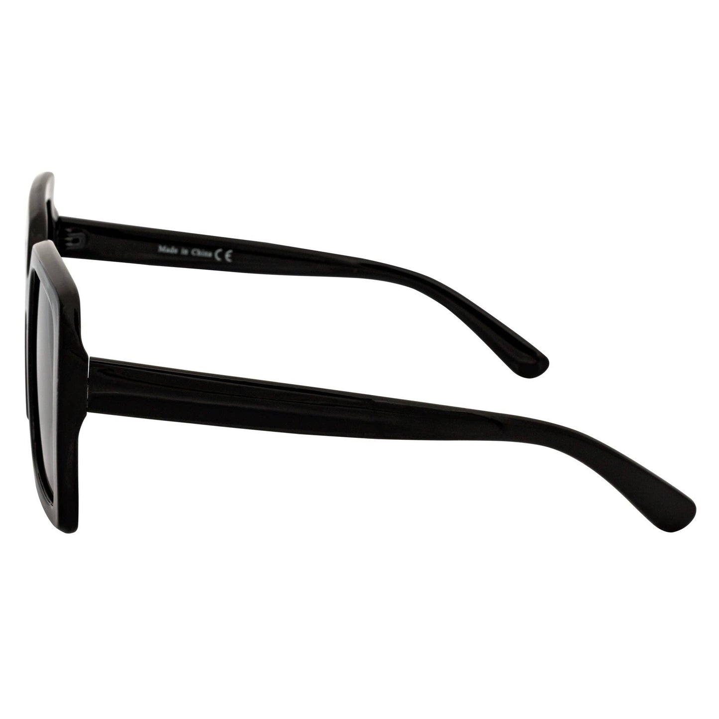 Morspecs Retro Modern Square Sunglases - Quad Blk/Smoke