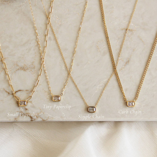 MAIVE CZ Chain Necklace