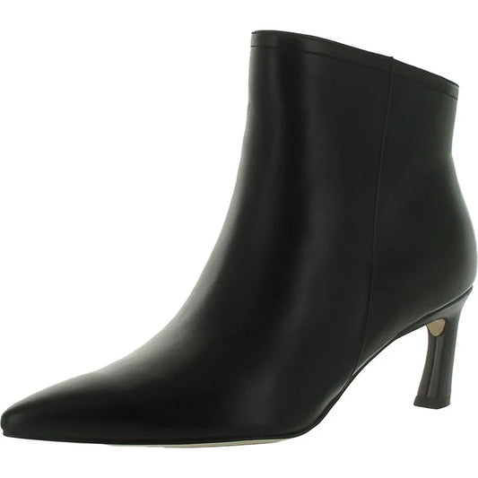 27Edit Maya Leather Booties - Black 8