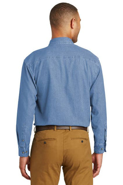 Port & Company® - Long Sleeve Value Denim Shirt