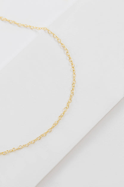 Lovoda Chain of Hearts Necklace - 18K Gold Plated