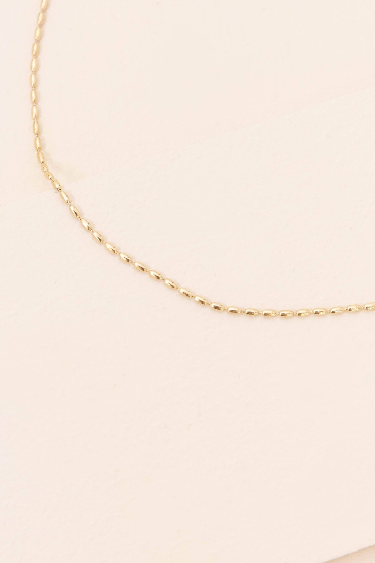 Lovoda Bubble Chain Choker Necklace - 14K Gold Plated